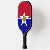 Pickleball-paddle met vlag van Dallas, VS Pickleball Paddle (Links)
