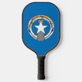 Pickleball Paddle met vlag van de Noordelijke Mari (Voorkant)