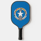 Pickleball Paddle met vlag van de Noordelijke Mari (Achterkant)