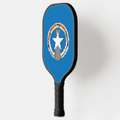 Pickleball Paddle met vlag van de Noordelijke Mari (Links)