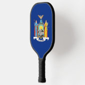 Pickleball Paddle met vlag van de staat New York,  (Links)