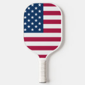 Pickleball Paddle met vlag van de Verenigde Staten (Voorkant)