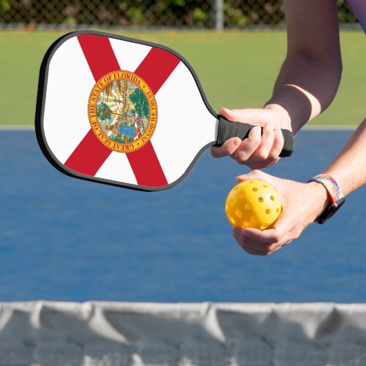 Pickleball Paddle met vlag van Florida, Verenigde  (Insitu)