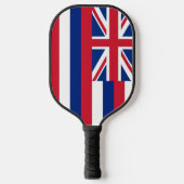Pickleball Paddle met vlag van Hawaï, Verenigde St (Voorkant)