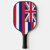 Pickleball Paddle met vlag van Hawaï, Verenigde St (Achterkant)