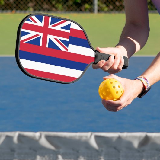 Pickleball Paddle met vlag van Hawaï, Verenigde St (Insitu)