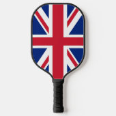 Pickleball-paddle met vlag van het Verenigd Konink Pickleball Paddle (Voorkant)