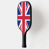 Pickleball-paddle met vlag van het Verenigd Konink Pickleball Paddle (Links)