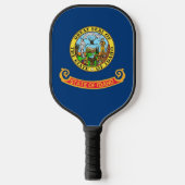 Pickleball Paddle met vlag van Idaho (Voorkant)