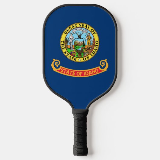 Pickleball Paddle met vlag van Idaho (Voorkant)