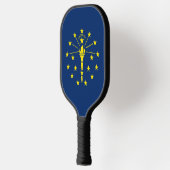 Pickleball Paddle met vlag van Indiana, Verenigde  (Links)