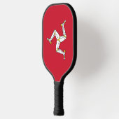 Pickleball-paddle met vlag van Isle of Man Pickleball Paddle (Links)
