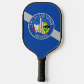 Pickleball Paddle met vlag van Las Vegas, Verenigd (Achterkant)