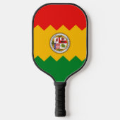 Pickleball Paddle met vlag van Los Angeles, Vereni (Voorkant)