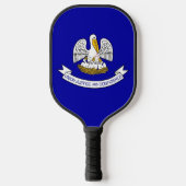 Pickleball Paddle met vlag van Louisiana, Verenigd (Voorkant)