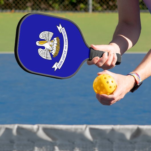 Pickleball Paddle met vlag van Louisiana, Verenigd (Insitu)