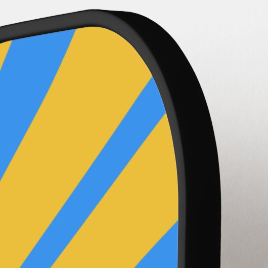 Pickleball Paddle met vlag van Manitou Springs (Links Detail)