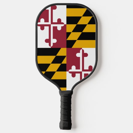 Pickleball Paddle met vlag van Maryland, Verenigde (Achterkant)