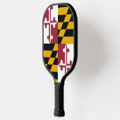 Pickleball Paddle met vlag van Maryland, Verenigde (Links)