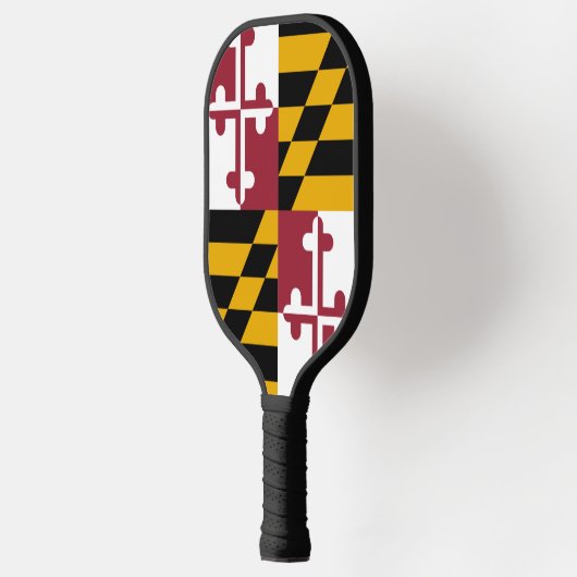 Pickleball Paddle met vlag van Maryland, Verenigde (Links)