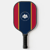 Pickleball Paddle met vlag van Mississippi, Vereni (Voorkant)