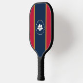 Pickleball Paddle met vlag van Mississippi, Vereni (Links)