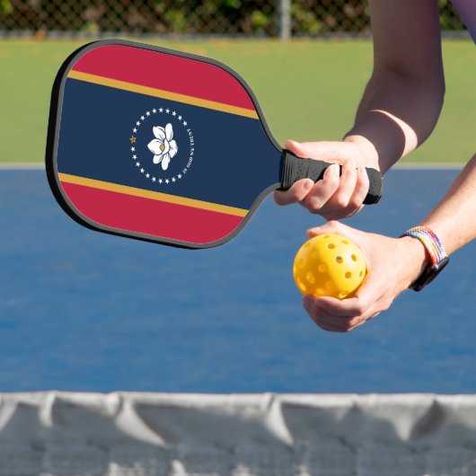 Pickleball Paddle met vlag van Mississippi, Vereni (Insitu)