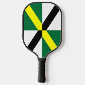 Pickleball Paddle met vlag van Monterey, Verenigde (Achterkant)