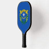 Pickleball Paddle met vlag van Nevada, Verenigde S (Links)