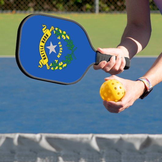 Pickleball Paddle met vlag van Nevada, Verenigde S (Insitu)