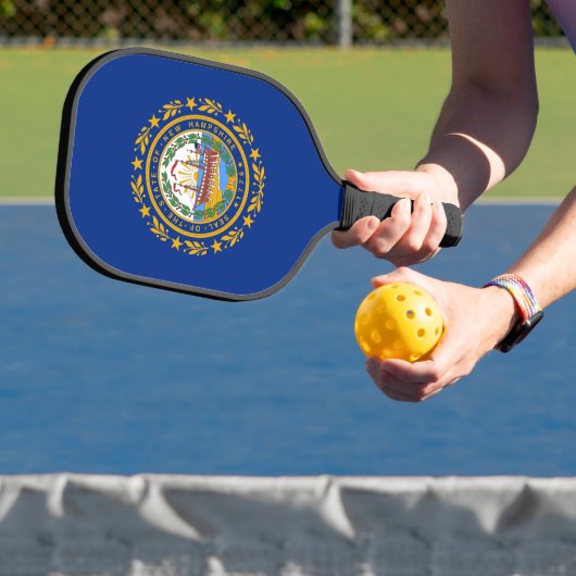 Pickleball Paddle met vlag van New Hampshire, Vere (Insitu)