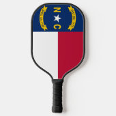 Pickleball Paddle met vlag van North Carolina, Ver (Achterkant)