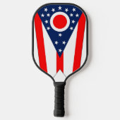 Pickleball Paddle met vlag van Ohio, Verenigde Sta (Achterkant)