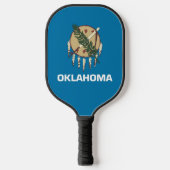 Pickleball-paddle met vlag van Oklahoma, VS Pickleball Paddle (Voorkant)