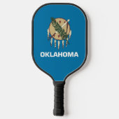 Pickleball-paddle met vlag van Oklahoma, VS Pickleball Paddle (Achterkant)