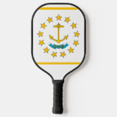 Pickleball-paddle met vlag van Rhode Island, VS Pickleball Paddle (Achterkant)