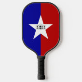 Pickleball-paddle met vlag van San Antonio, VS Pickleball Paddle (Voorkant)
