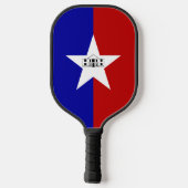 Pickleball-paddle met vlag van San Antonio, VS Pickleball Paddle (Achterkant)