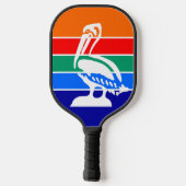 Pickleball Paddle met vlag van Sint-Petersburg (Achterkant)