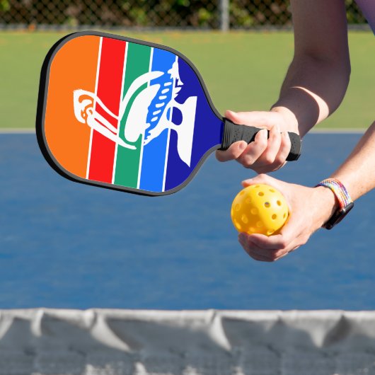 Pickleball Paddle met vlag van Sint-Petersburg (Insitu)