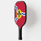 Pickleball Paddle met vlag van St. Louis, Verenigd (Links)