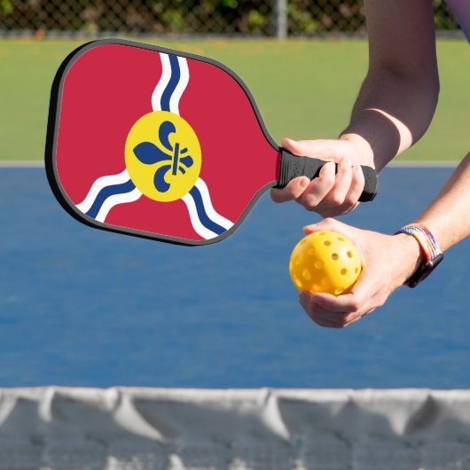 Pickleball Paddle met vlag van St. Louis, Verenigd (Insitu)