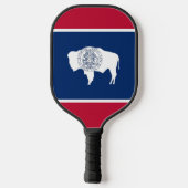 Pickleball-paddle met Wyoming-vlag Pickleball Paddle (Achterkant)