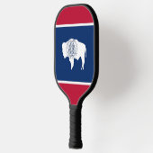 Pickleball-paddle met Wyoming-vlag Pickleball Paddle (Links)
