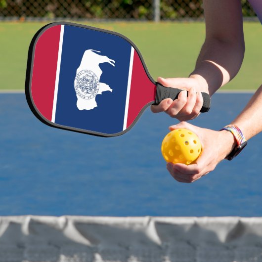 Pickleball-paddle met Wyoming-vlag Pickleball Paddle (Insitu)