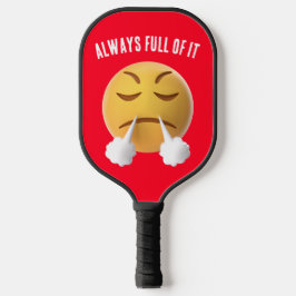 PICKLEBALL PADDLE MET ZEER MAD EMOJI-ONTWERP