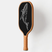 Pickleball Paddle Modern Geometric Whale (Links)