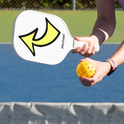 Pickleball Paddle Mooie Gele Pijl (Insitu)