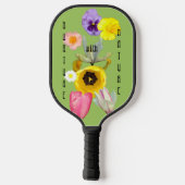 Pickleball-paddle 'Nurture with Nature' Pickleball Paddle (Achterkant)