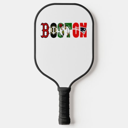 Pickleball Paddle Official Boston Sport Teams (Voorkant)